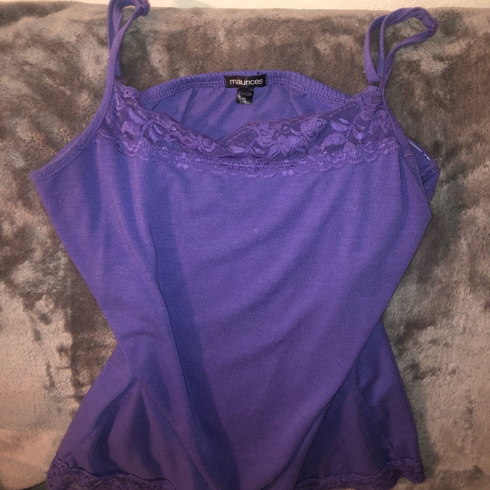 Purple Small Maurcies Tank Top